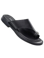 Dámské žabky elegantní černé Vinceza model 22117687