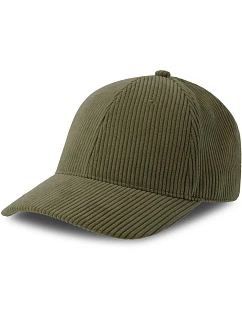 6 panelová manšestrová kšiltovka olive model 22478945 - Atlantis Headwear