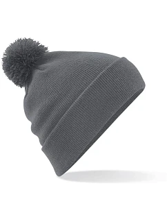 B 426 Originální čepice s bambulí model 22481776 graphite grey - Beechfield