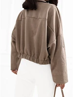 Bunda MI KR 931733.99 tmavo béžová Bunda MI KR 931733.99 tmavo béžová