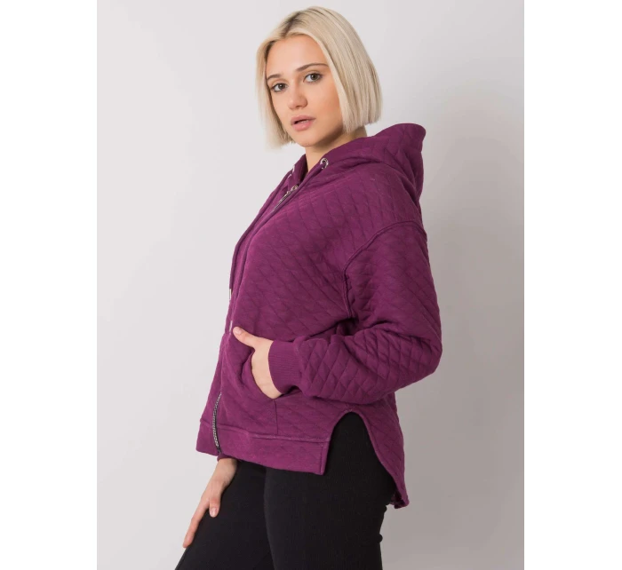 Mikina RV BL 7451.23 tmavo fialová