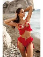 Dámské tanga model 18335938 Červená - Axami