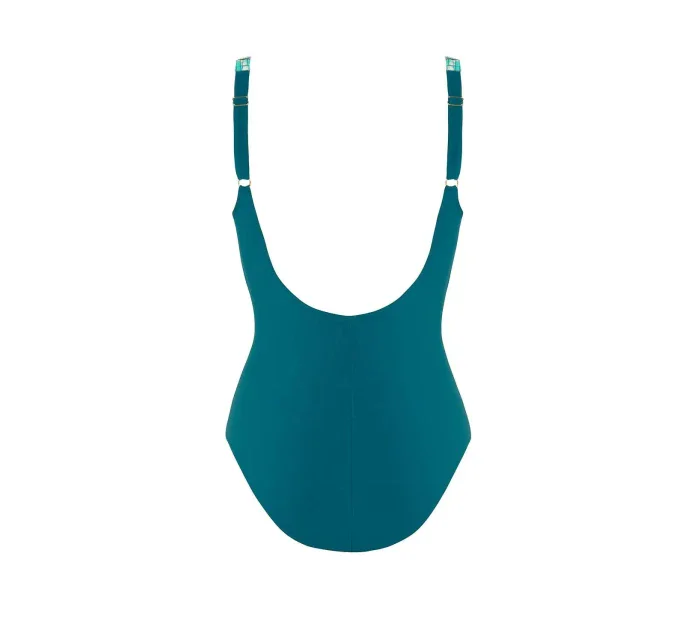 Dámské jednodílné plavky 4 zelené  model 21173161 - Self