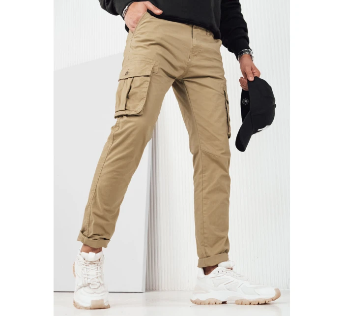 Pánske bojové nohavice béžové FashionStreet UX4254