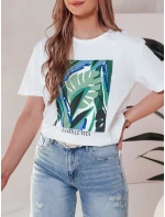 dámské tričko s potiskem bílé Dstreet model 21977093 - FashionStreet