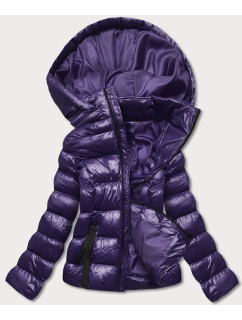 Tmavomodrá dámska zimná športová bunda (5M782-215)