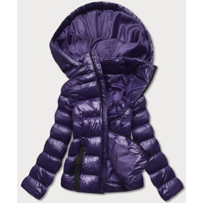 Tmavomodrá dámska zimná športová bunda (5M782-215)