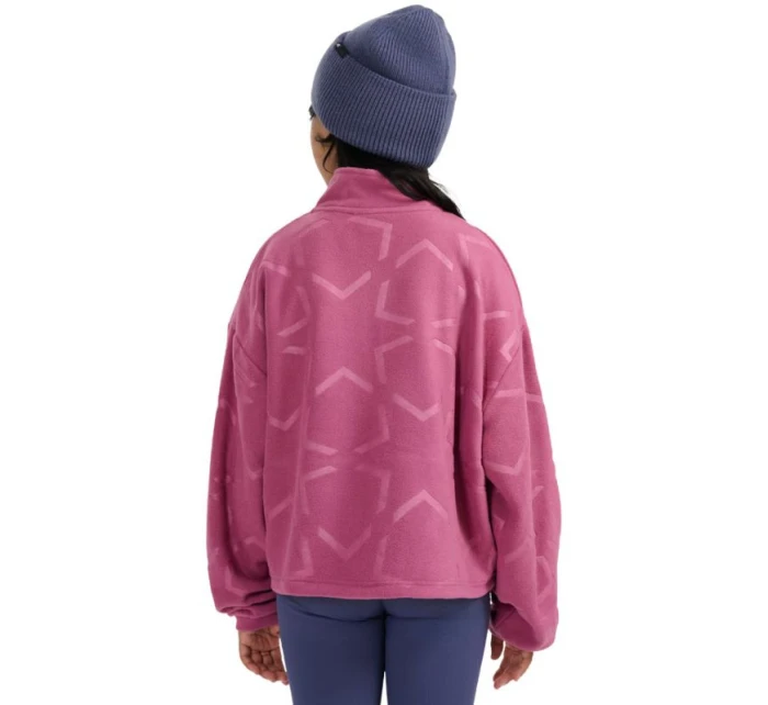 Dívčí fleece tmavě růžový JWAW25TFLE model 21394945 - 4F Dívčí fleece tmavě růžový JWAW25TFLE model 21394945 - 4F