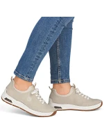 Dámske pohodlné béžové topánky Rieker 44562-62