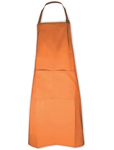 The One Towelling Apron Zástera s náprsenkou 48.1048 oranžová