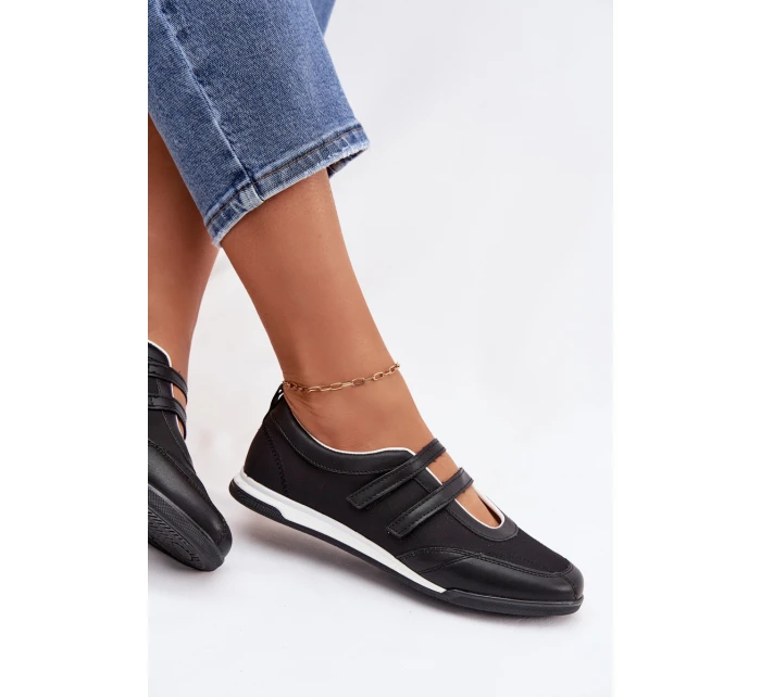 Sportovní dámské baleríny S Pásky Černé Farvessa