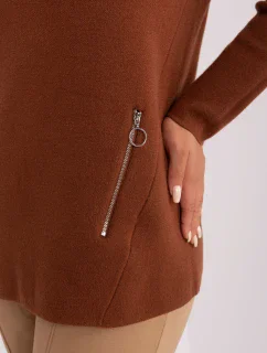 Sweter PM SW model 18949286 brązowy - FPrice