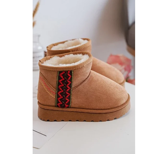 Dětské zateplené sněhule Camel Leonora