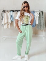 Dámské kalhoty chinos s páskem mint Dstreet model 21986269 - FashionStreet