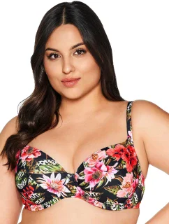 Vrchný diel plaviek 219 Kvetinový plus - AVA