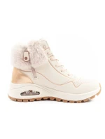 Uno model 21394781 dámská sportovní obuv zateplené boty zimní béžové dámské - Skechers