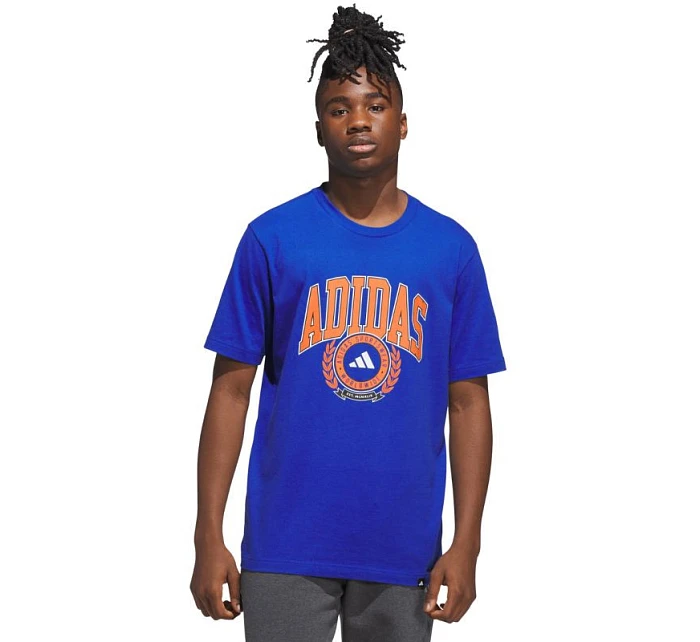 Pánske tričko adidas Varsity Crest blue JN2515