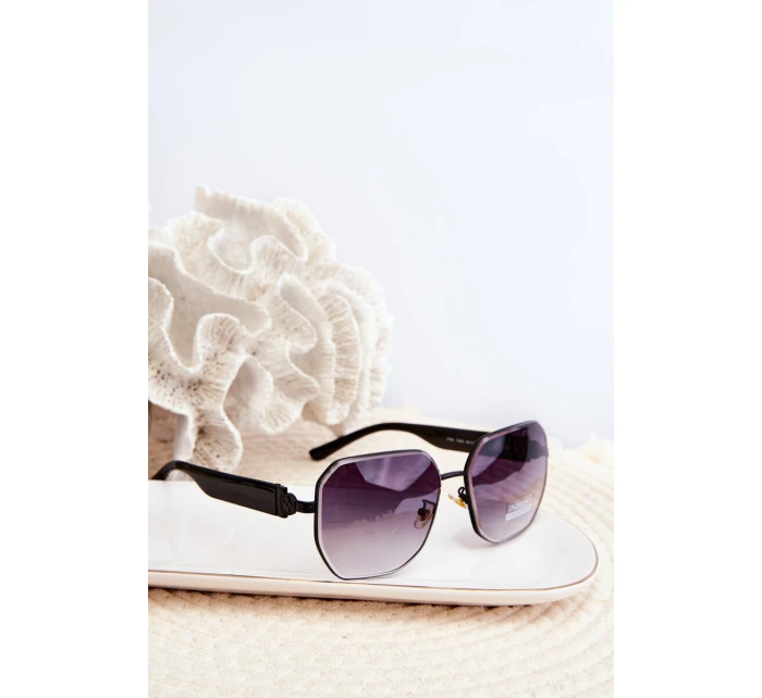 Damskie Okulary Przeciwsłoneczne UV400 Czarne