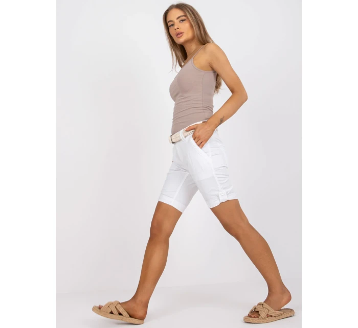 Šortky D60530Z62189Z biele