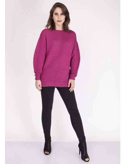 Dámsky sveter Jumper Beatrix SWE 097 Amaranth - MKMSwetters Dámsky sveter Jumper Beatrix SWE 097 Amaranth - MKMSwetters