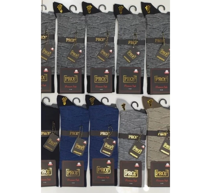 PÁNSKE BAVLNENÉ KOMBINOVANÉ PONOŽKY PRE 16149 41-44 MIX