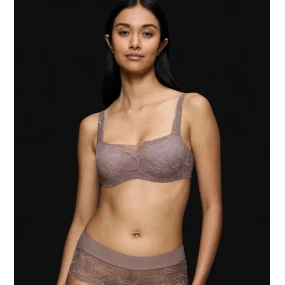 Body Make-Up Iluzívne čipkované balconette - PIGEON GREY - TRIUMPH PIGEON GREY - TRIUMPH