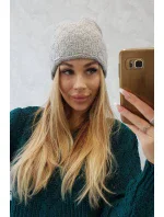 Čepice  světle šedá model 18750041 - K-Fashion
