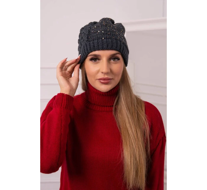 Dámská čepice model 18752237 - K-Fashion Dámská čepice model 18752237 - K-Fashion