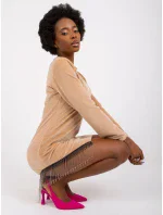 Šaty DHJ SK 6509.82P ťava