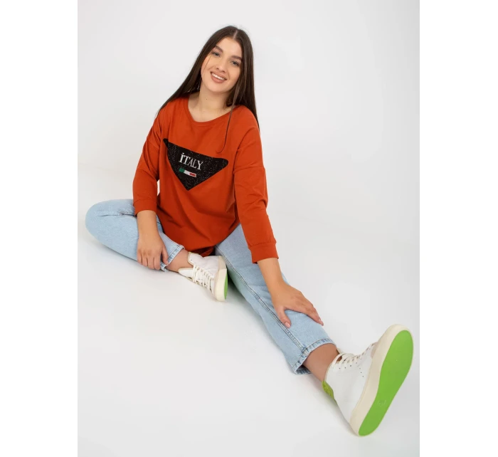 Blúzka VI BZ 2911.82P tmavo oranžová Blúzka VI BZ 2911.82P tmavo oranžová