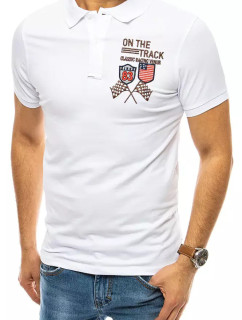 Polo tričko s bielou výšivkou Dstreet PX0452