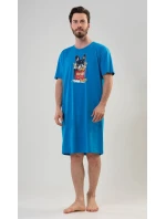 Pánská noční košile s krátkým rukávem model 17613332 - Vienetta MAN