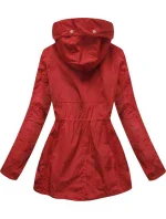 Krátká červená bunda typu parka model 8237759 - LHD