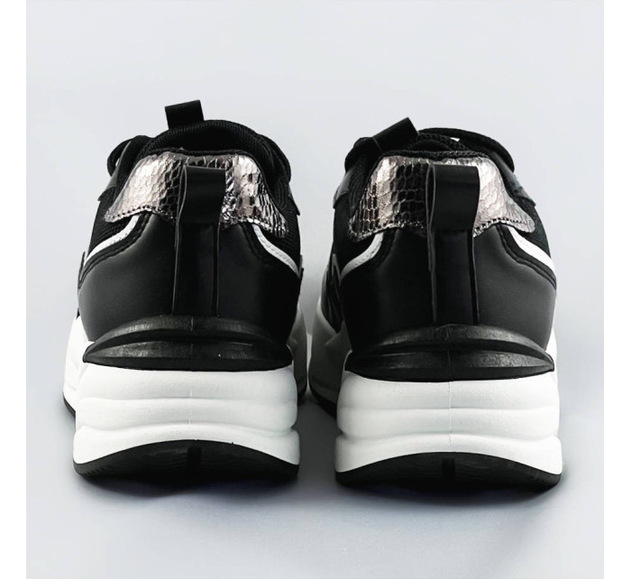 Čierne dámske športové topánky (BS-06)