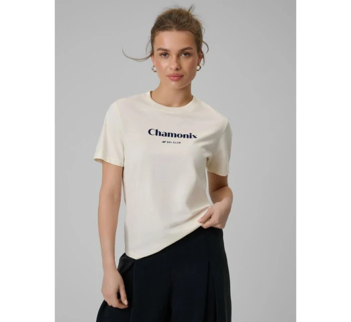 Dámské volné tričko s potiskem model 21870627 - 4F