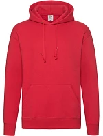 Fruit of the Loom Premium Hooded Sweat Pánska mikina s kapucňou 16.2152 červená Fruit of the Loom Premium Hooded Sweat Pánska mikina s kapucňou 16.2152 červená
