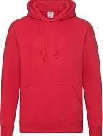 Fruit of the Loom Premium Hooded Sweat Pánska mikina s kapucňou 16.2152 červená