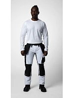 Waistpants Stretch Pánské strečové pracovní kalhoty white model 22463142 - ProJob Waistpants Stretch Pánské strečové pracovní kalhoty white model 22463142 - ProJob