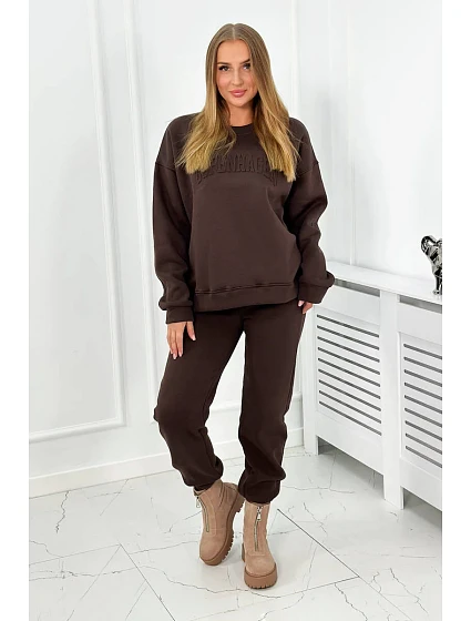 Izolovaná souprava model 18922111 hnědý - K-Fashion