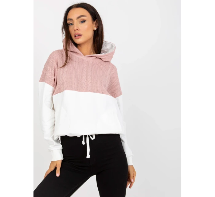 Mikina RV BL 8171.30 biele a ružové