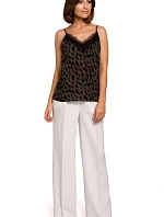 Dámske nohavice S203 ecru - Stylove