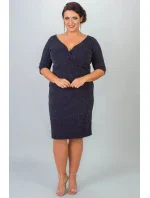 Dámske šaty Bonita U634 námornícka modrá - Karko