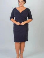 Dámske šaty Bonita U634 námornícka modrá - Karko