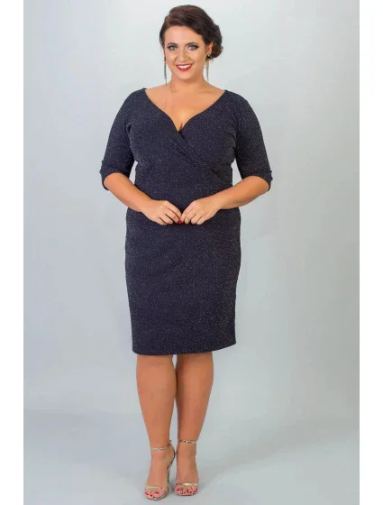 Dámske šaty Bonita U634 námornícka modrá - Karko