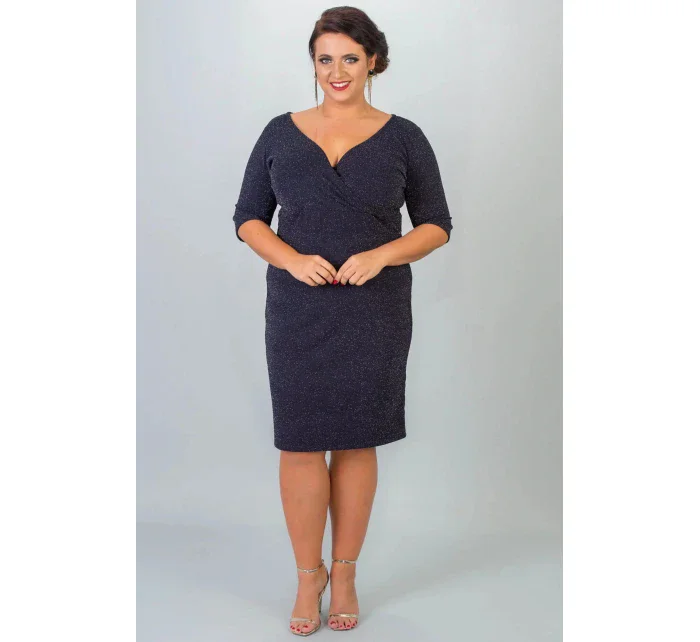 Dámske šaty Bonita U634 námornícka modrá - Karko