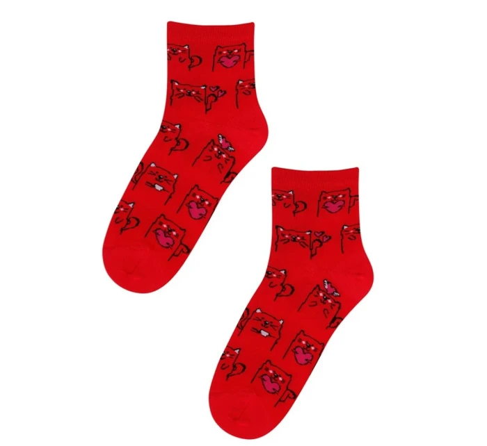 Dámské vzorované ponožky PERFECT model 6354545 - Wola