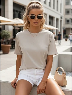 LISTRA dámske tričko béžové FashionStreet RY2542