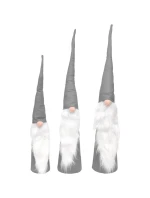 SADA ŠEDÝCH DEKORATÍVNYCH MIKULÁŠOV 60, 70, 80 CM detské