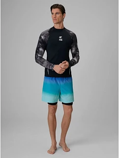 Pánske plážové šortky typu boardshorts s ochranou UPF50+ značky 4F, model 4FRSS26UBDSM257-36S