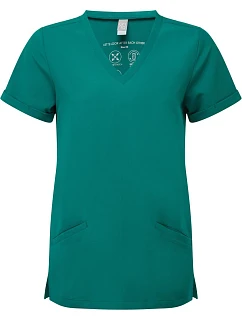 Onna NN 310 Dámsky strečový sveter s výstrihom do V 39.N310 clean green